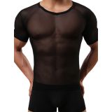 Sexy Black Transparent Men Lingerie Sets