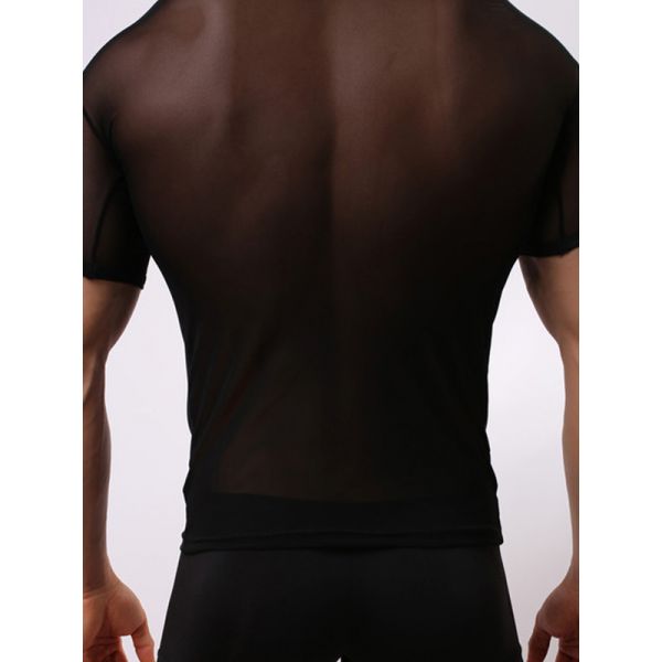 Sexy Black Transparent Men Lingerie Sets. Артикул: IXI53964