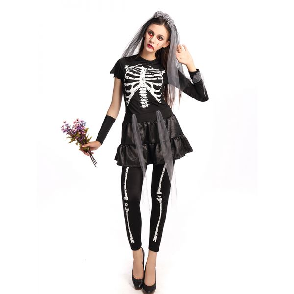 Women Black Bride Costume Dress Suit. Артикул: IXI53980