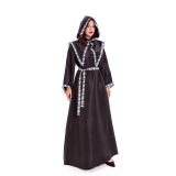 Black and White One Size Skeleton Robe halloween Costume