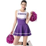 Purple Sexy Women Sport Mini Dress