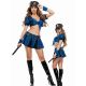 Blue Two Piece Police Cop Costume