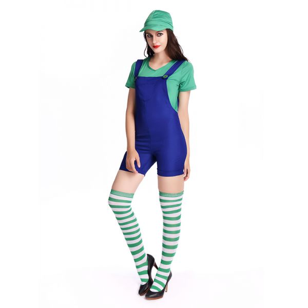 Women harness Short Pants Mario Costume. Артикул: IXI54309
