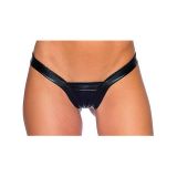 Black Sexy Women Leather Panties