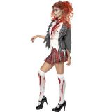 high School horror Zombie Girl Costume