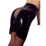 Vinyl Women Back Lace Up Skirts