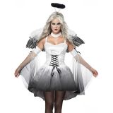 3pcs sexy corset halloween feather costume