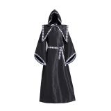 Black One Size Skeleton Robe Men Costume