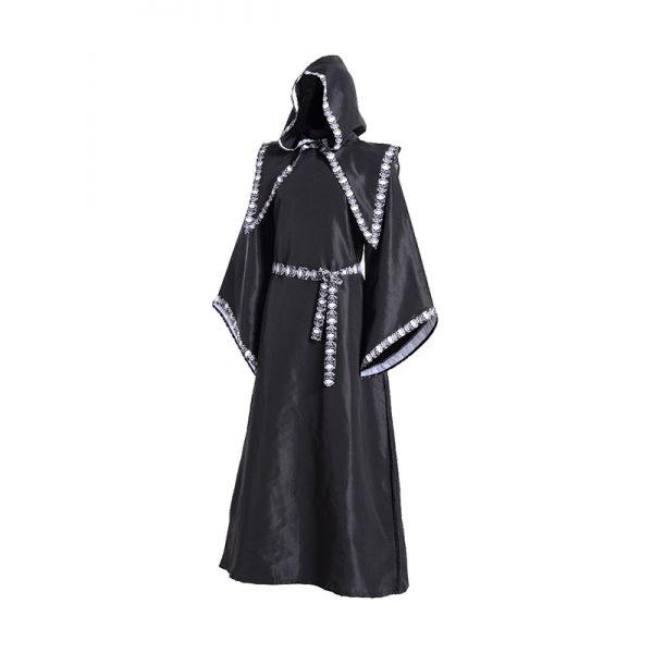 Black One Size Skeleton Robe Men Costume. Артикул: IXI54843