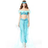 Blue One Size Off Shoulder International Costume