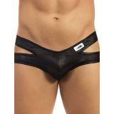 Sexy Black Vinyl Mens Underwear