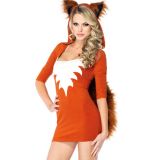 orange fox cosplay costume