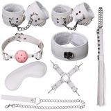 White set for BDSM with soft pads