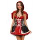 Fancy red riding hood costume