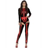 sexy black skeleton costume
