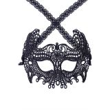 Black One Size Lace Masquerade Party Mask