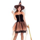 lace up emerald witch costume