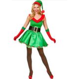 sexy green christmas costume