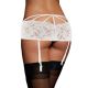 White Lace Garter Belt