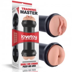 Traning Master Double Side Stroker-Pussy and Anus