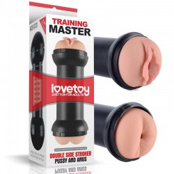 Double masturbator for men Traning Master Double Side Stroker-Pussy and Anus