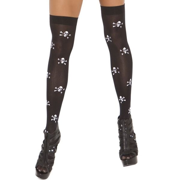 Halloween Favourite Skull Thigh High Stockings. Артикул: IXI55904