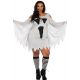 Halloween Ghost Print Jersey Plus Size Dress