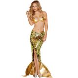 Sexy Golden Mermaid Lingerie