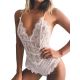 White Lace Up Woman Sexy Teddies Lingerie