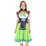 New Green Oktoberfest Beer Girl Costume