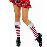 Red and White Stripe Stocking