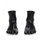 natural latex five fingers socks   