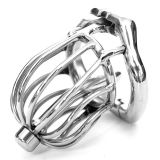 Stainless steel Male chastity devices Latest Design   