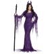 women purple halloween party long dress