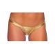 Women Fashion Gold Leather Panties