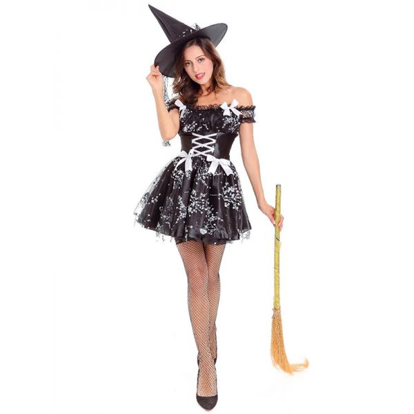 Black Sliver Sparkle Witch Costume. Артикул: IXI56931