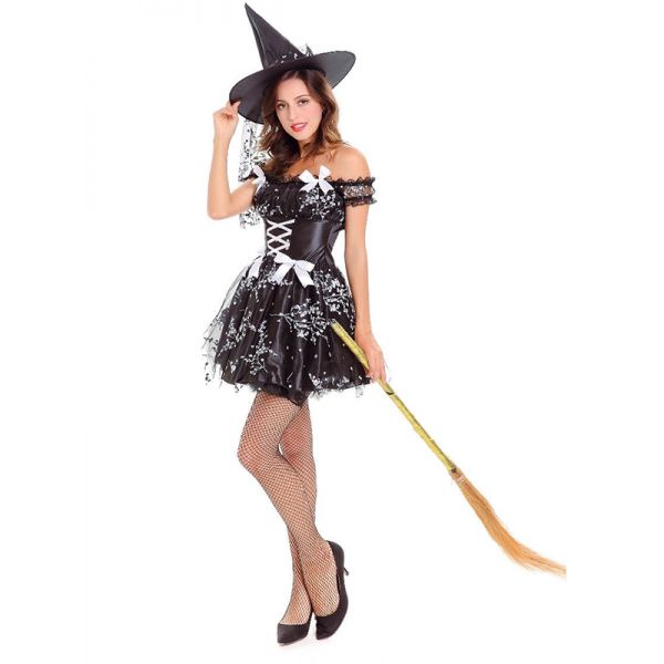 Black Sliver Sparkle Witch Costume. Артикул: IXI56931