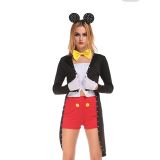 Women Fashion Cosplay Mickey Mouse Costume