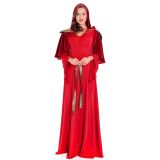 Red One Size Long Sleeve International Costume