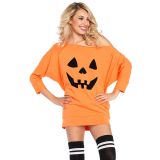 Orange M-XL Pumpkin Halloween Costume