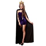 Purple M&L Sexy Queen Deluxe Costume