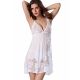 White S-XXL Transparent Lace Babydoll Lingerie