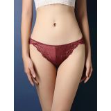 Wind Red One Size Lace Patchwork Panties