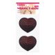 Reusable Red Diamond Heart Nipple Pasties in Black Stickini with Red Polka Dots Reusable Red Diamond Heart Nipple Pasties in Black Stickini with Red Polka Dots