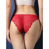Red One Size Lace Hot Sexy Panties