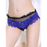 3 Colors One Size Sexy Lace Ruffle Panties