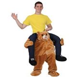 Brown One Size Teddy Bear Mascot Costume