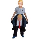 Black One Size Funny Trump Inflatable Mascot Costume