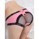 Pink One Size Girl Transparent Sexy Panties