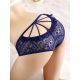 Dark Blue One Size Cut-Out Hollow Panties